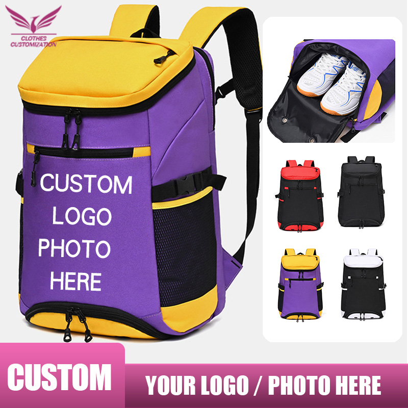 Badminton Logo - Large Capacity Sports Badminton Racket Backpack