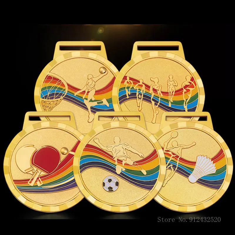 Badminton Europe - Customized Neck Hanging Medal Sports Basketball