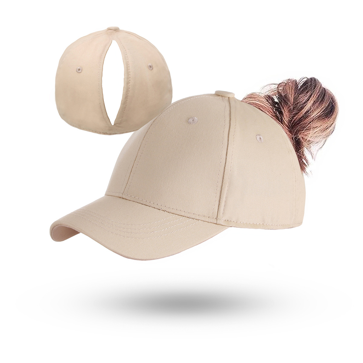 Badminton Europe - Women's Fashion Magnetic Ponytail Hat Quick-Dry
