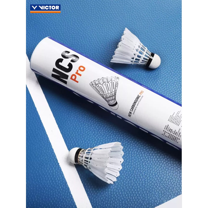 12pcs /tube NCS PRO  Stable Ca - огляд і ціна Victor Shuttlecock Feather