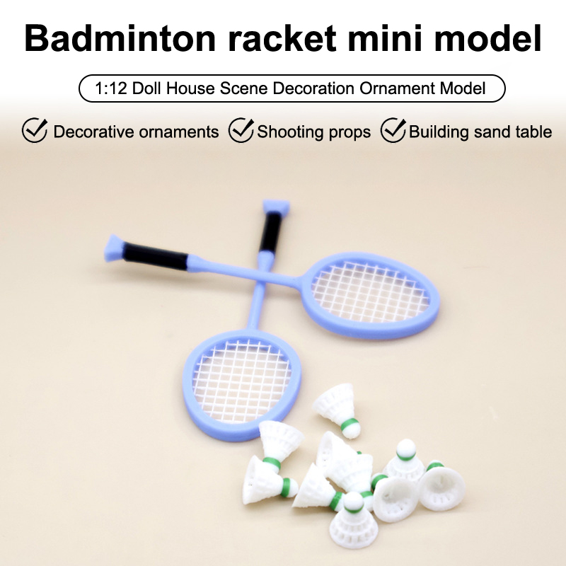 ''1Pair 1:12 Dollhouse Simulat - огляд і ціна Badminton House