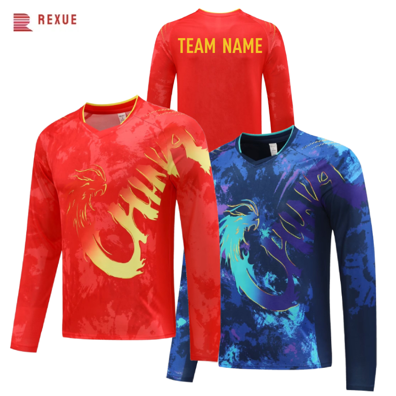 China Dragon Long Sleeve Table - огляд і ціна Badminton Logo