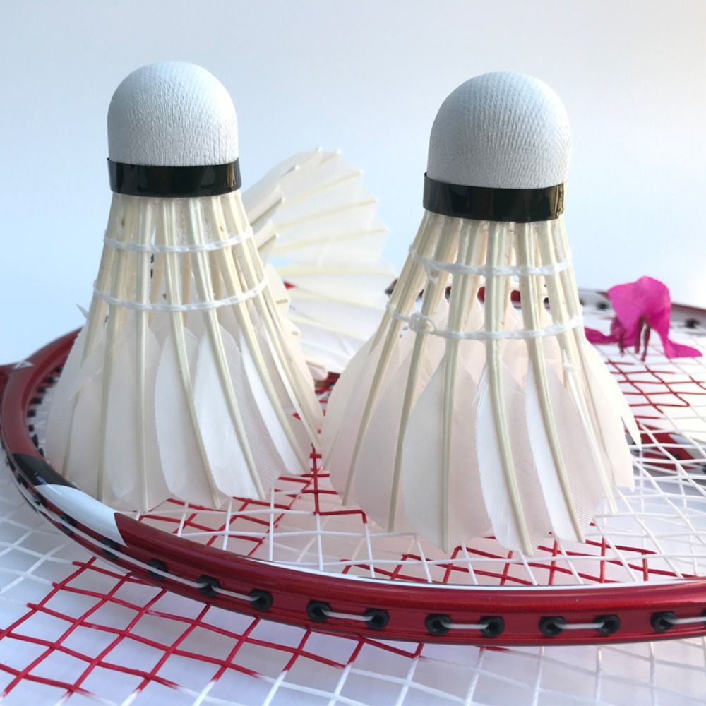 3/6/12Pcs New White Badminton  - огляд і ціна Badminton House