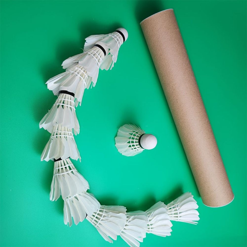 3/6/12Pcs New White Badminton  - огляд і ціна Badminton House